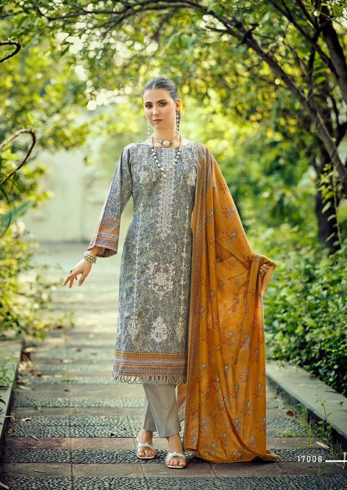 Ishaal Prints Embroidered Vol 17 Semi Stitched Suits