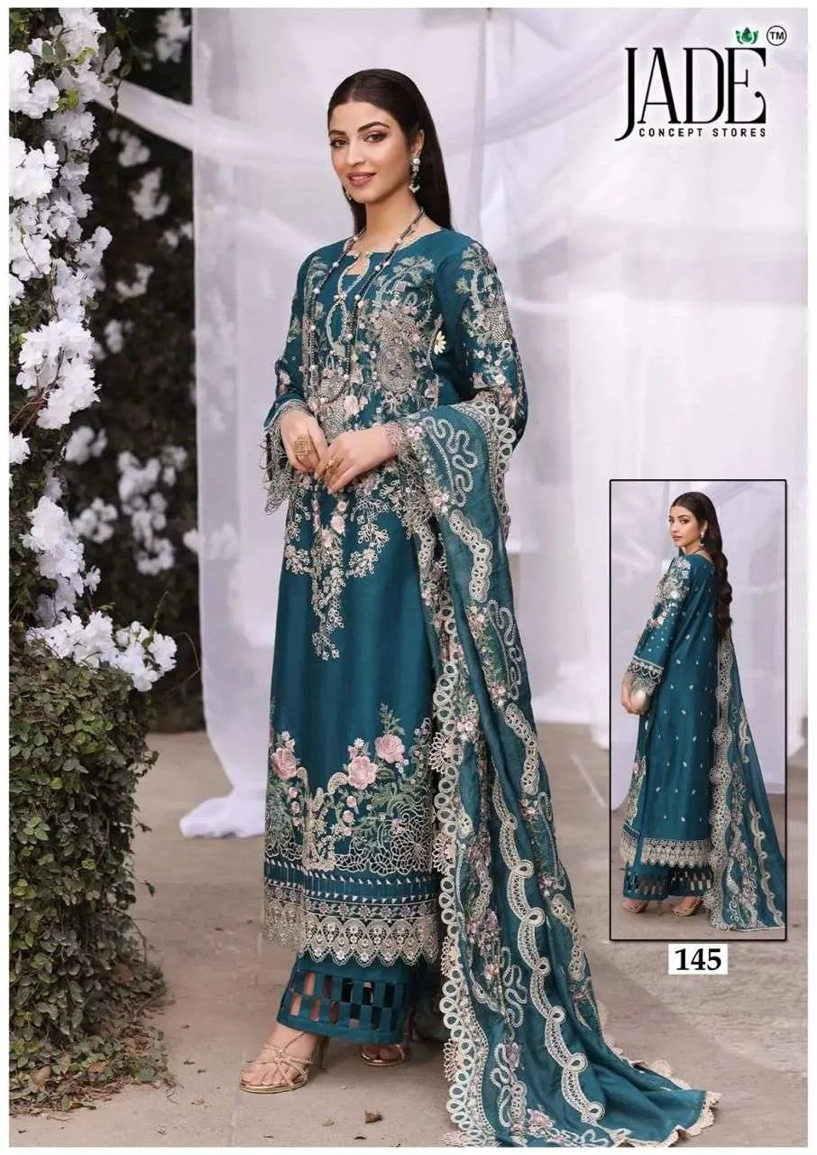 Jade Chevron Vol Stitched Suits