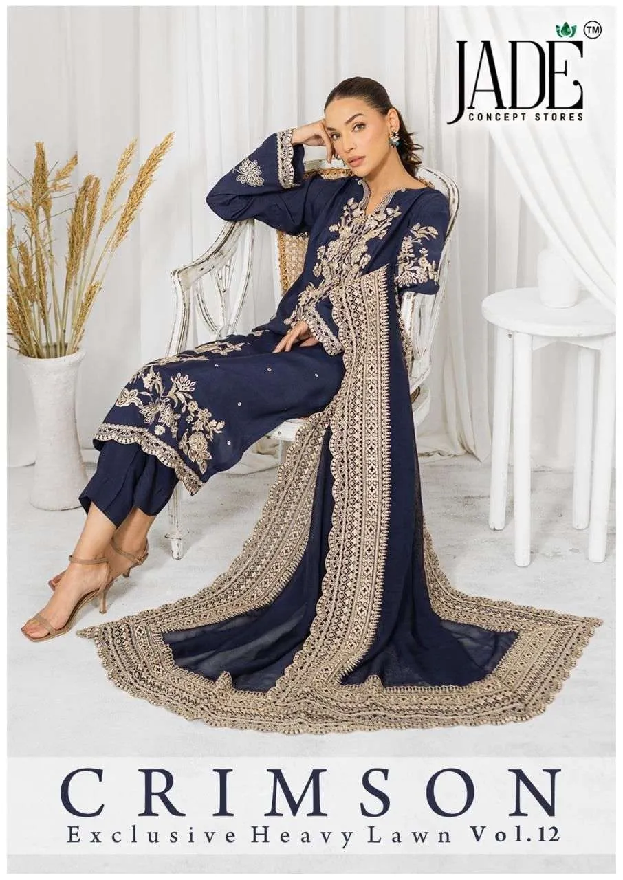 Jade Crimson Vol Stitched Suits