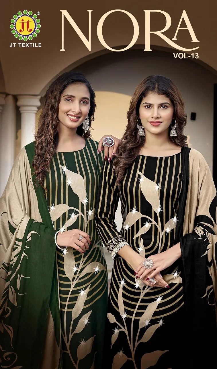 Jt Nora Vol 13 Unstitched Suits