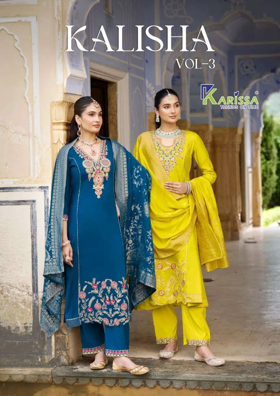 Karissa Kalisha Vol 3 Readymade Suits