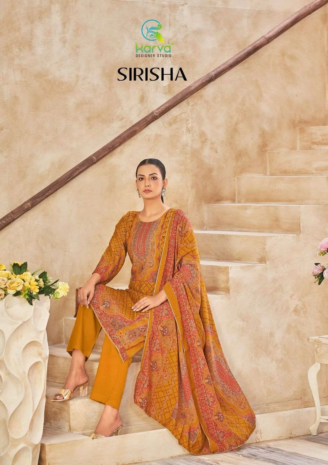 Karva Designer Sirisha Semi Stitched Suits