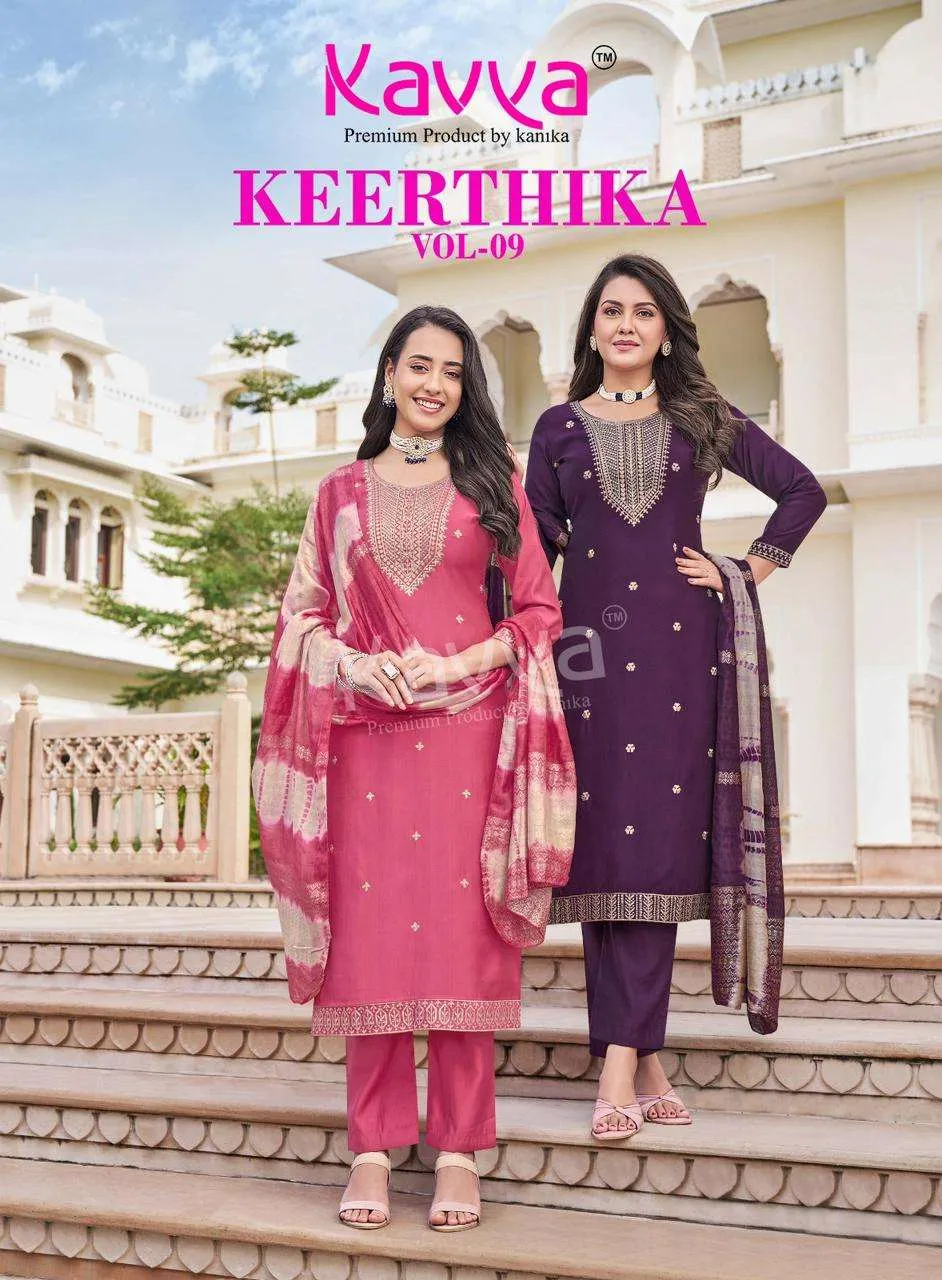 Kavya Keerthika Vol 9 Readymade Suits