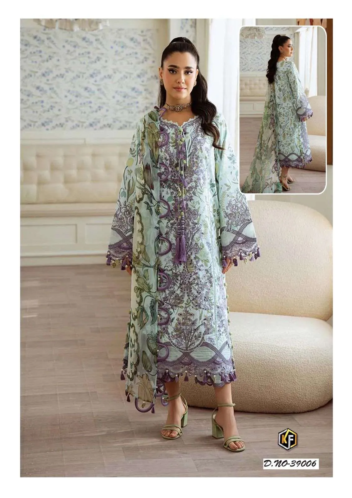 Keval Fab Maria B Vol Kurtis