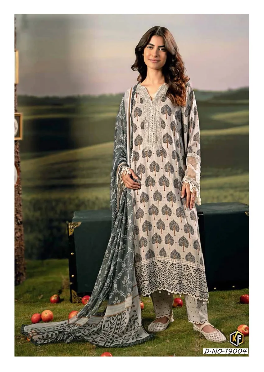Keval Maryum & Maria Vol 19 Unstitched Suits