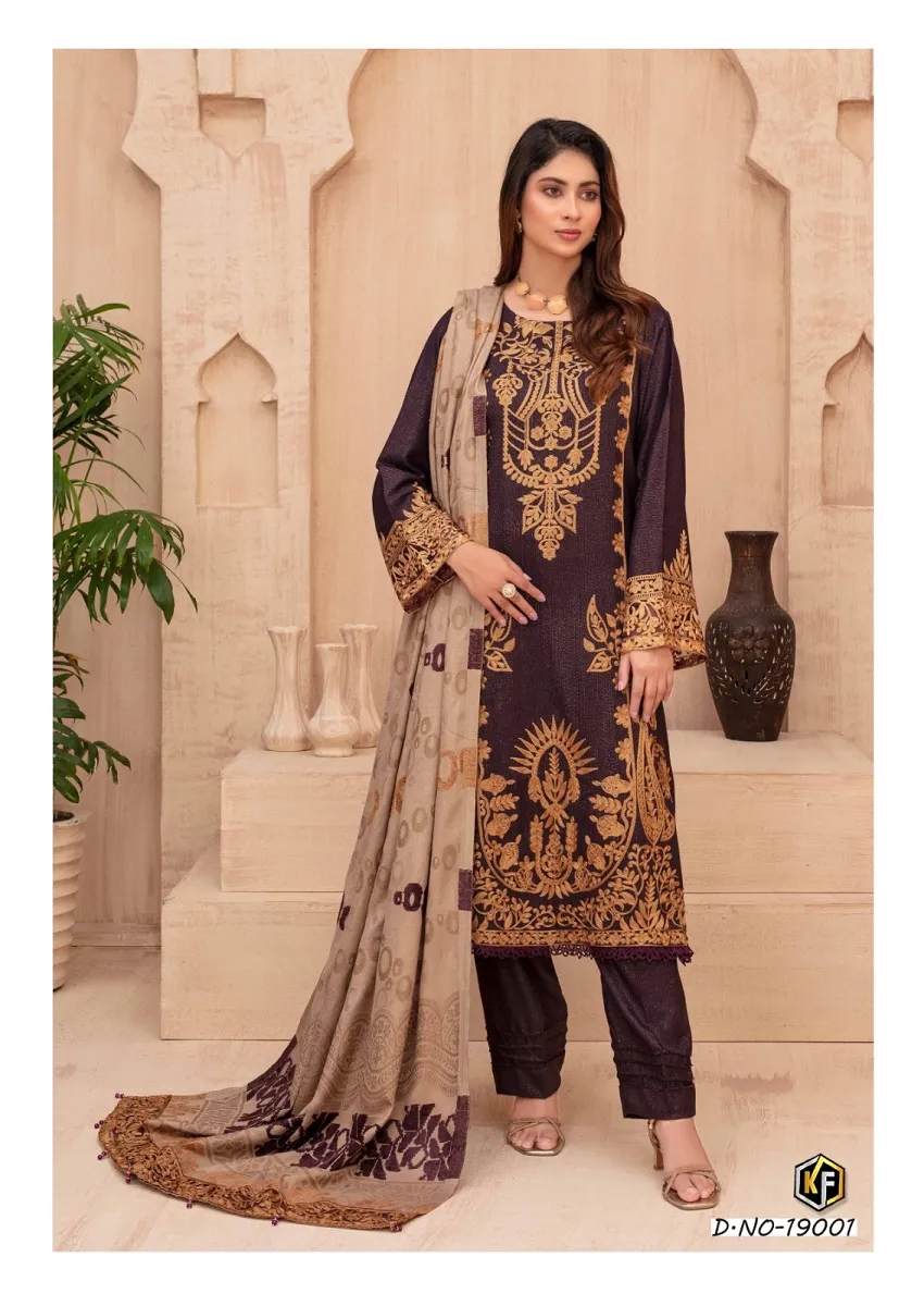 Keval Maryum & Maria Vol 19 Unstitched Suits