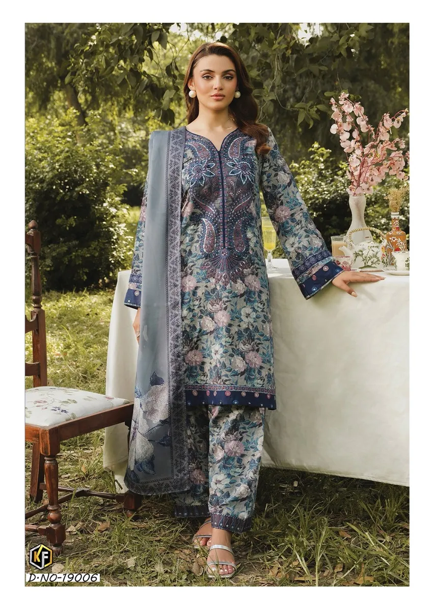 Keval Maryum & Maria Vol 19 Unstitched Suits