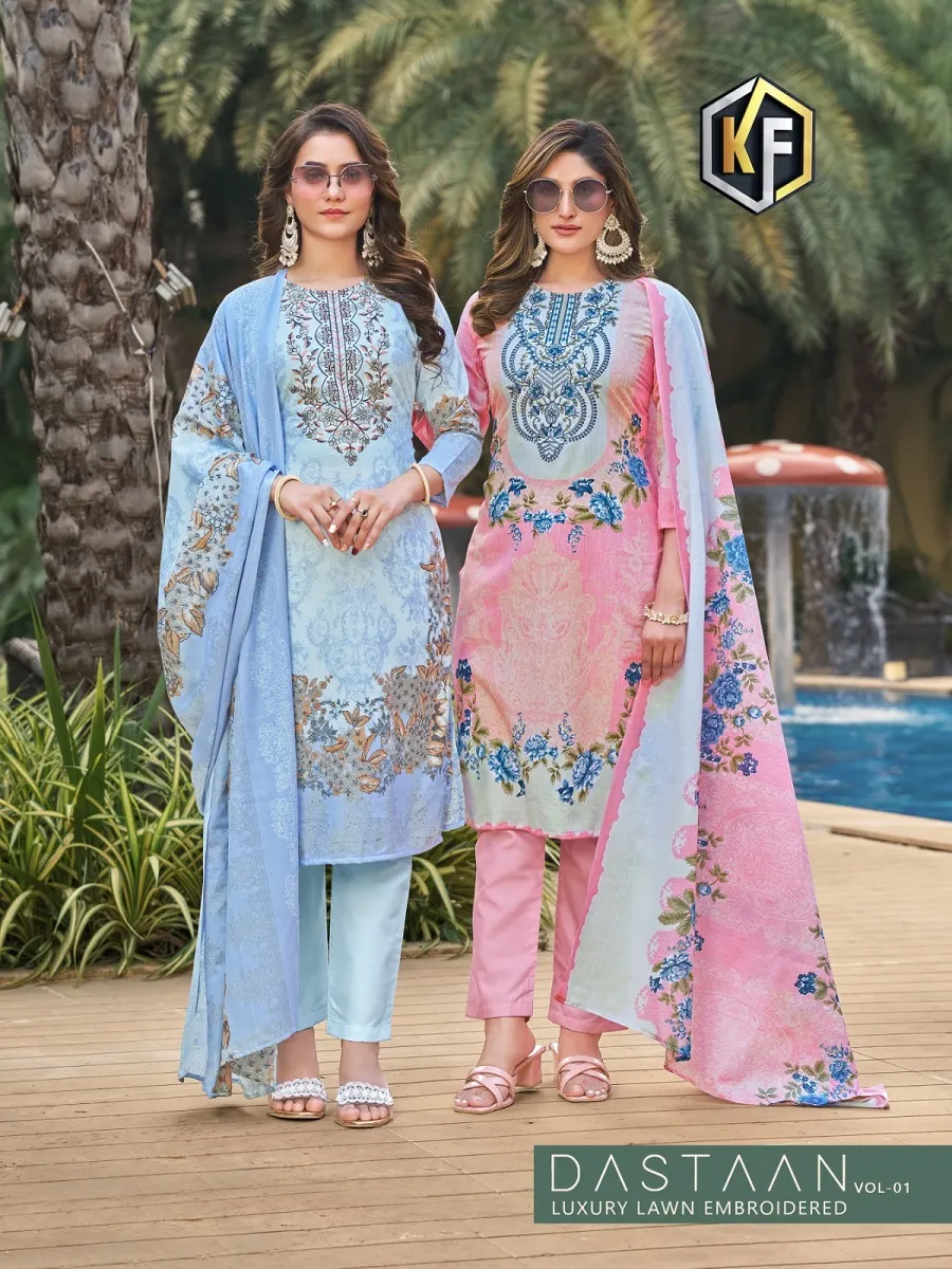 Kevalfab Dastaan Vol 1 Unstitched Suits