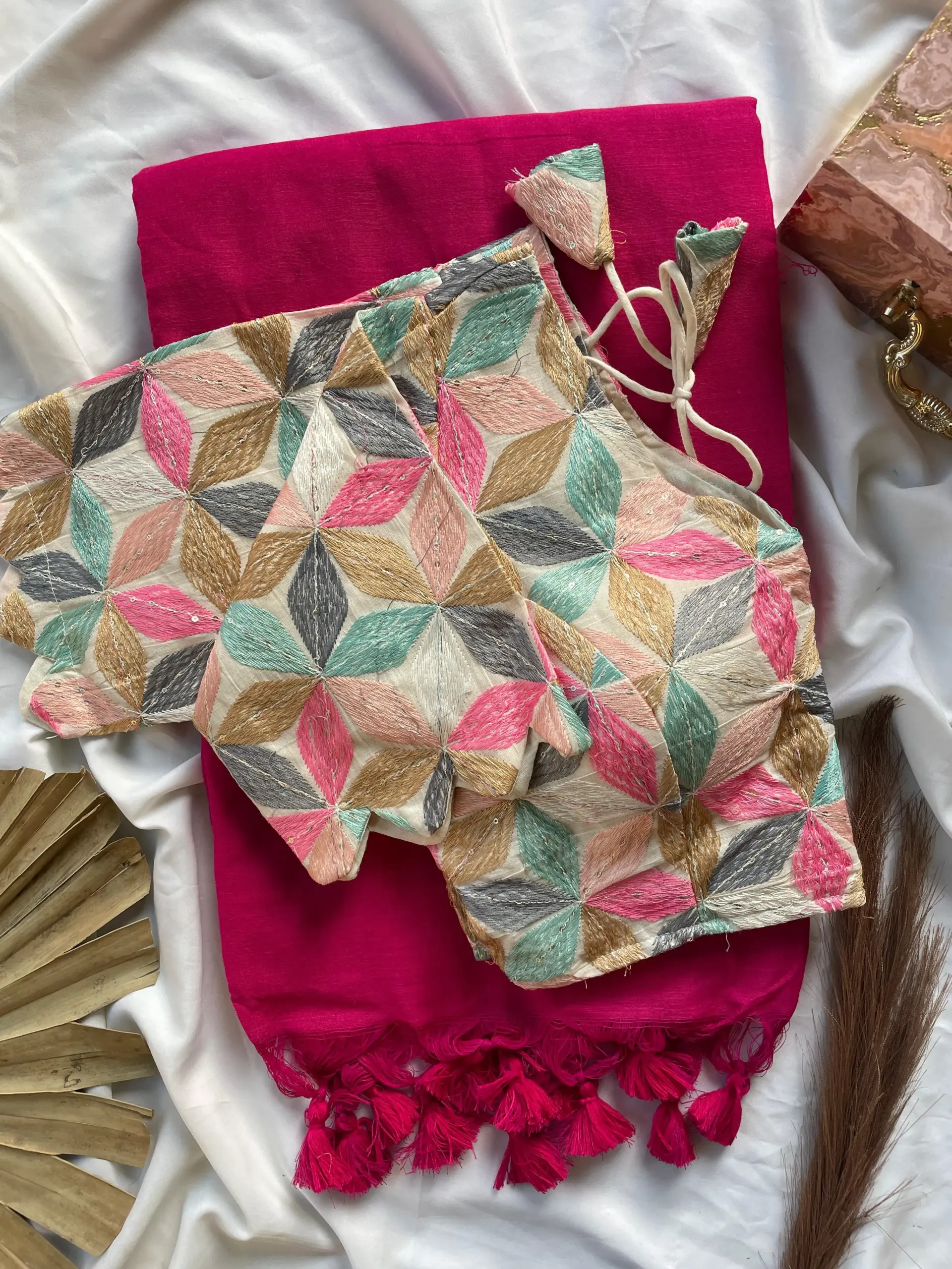 Khadi Work Vol 3 Cotton Saree Designer with Work Blouse Collection Sarees