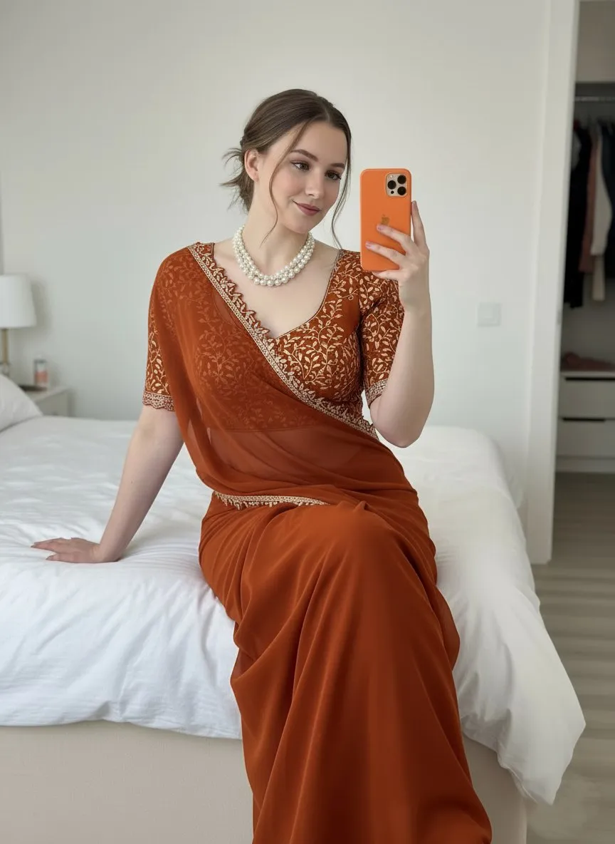 Kiara Armani 2A Rangoli Silk Embroidery Work Sarees