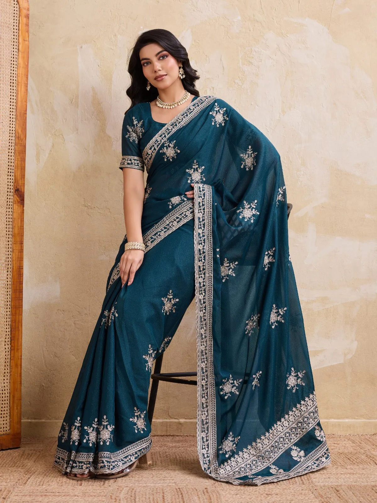 Kiara Naxita 3 Star Georgette Designer Party Wear Sarees