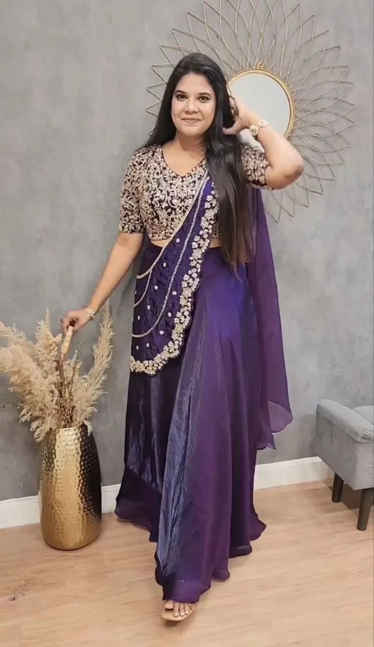 Kusum 223 Fandy Satin Party Wear Lehenga Choli