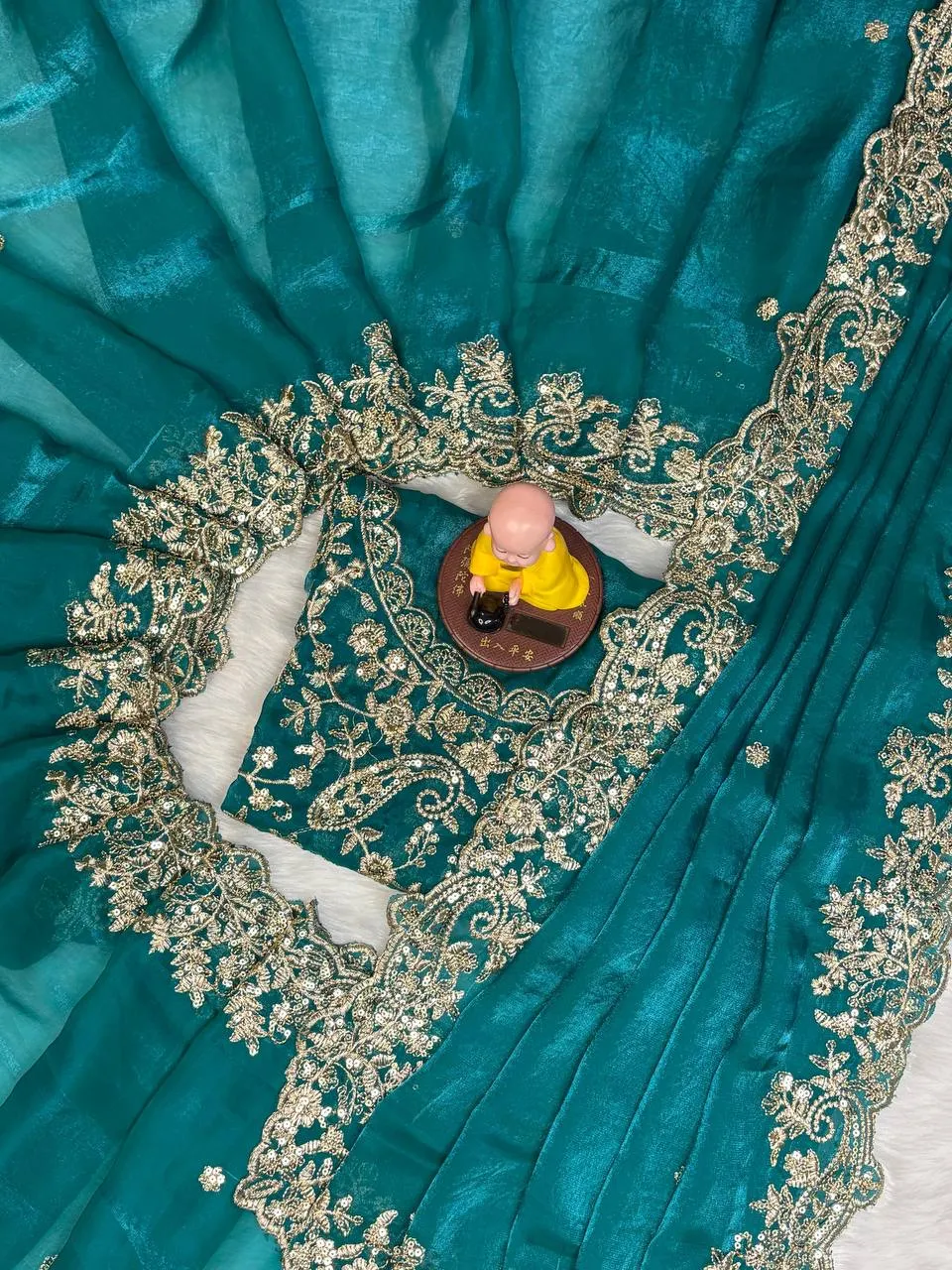 Kusum 800 Fandy Satin Designer Party Wear Sarees