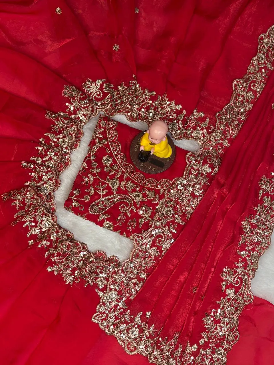 Kusum 800 Fandy Satin Designer Party Wear Sarees