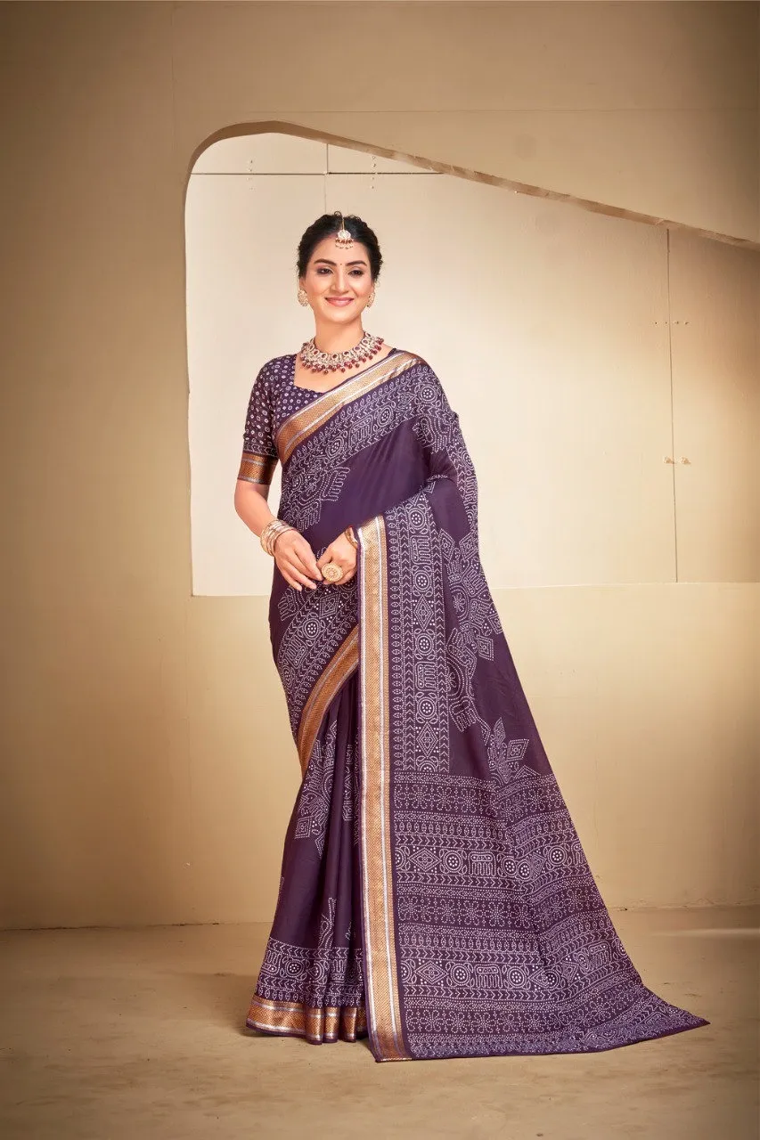 Lakhani Vol 03 Soft Cotton Bandhani Printed Saree