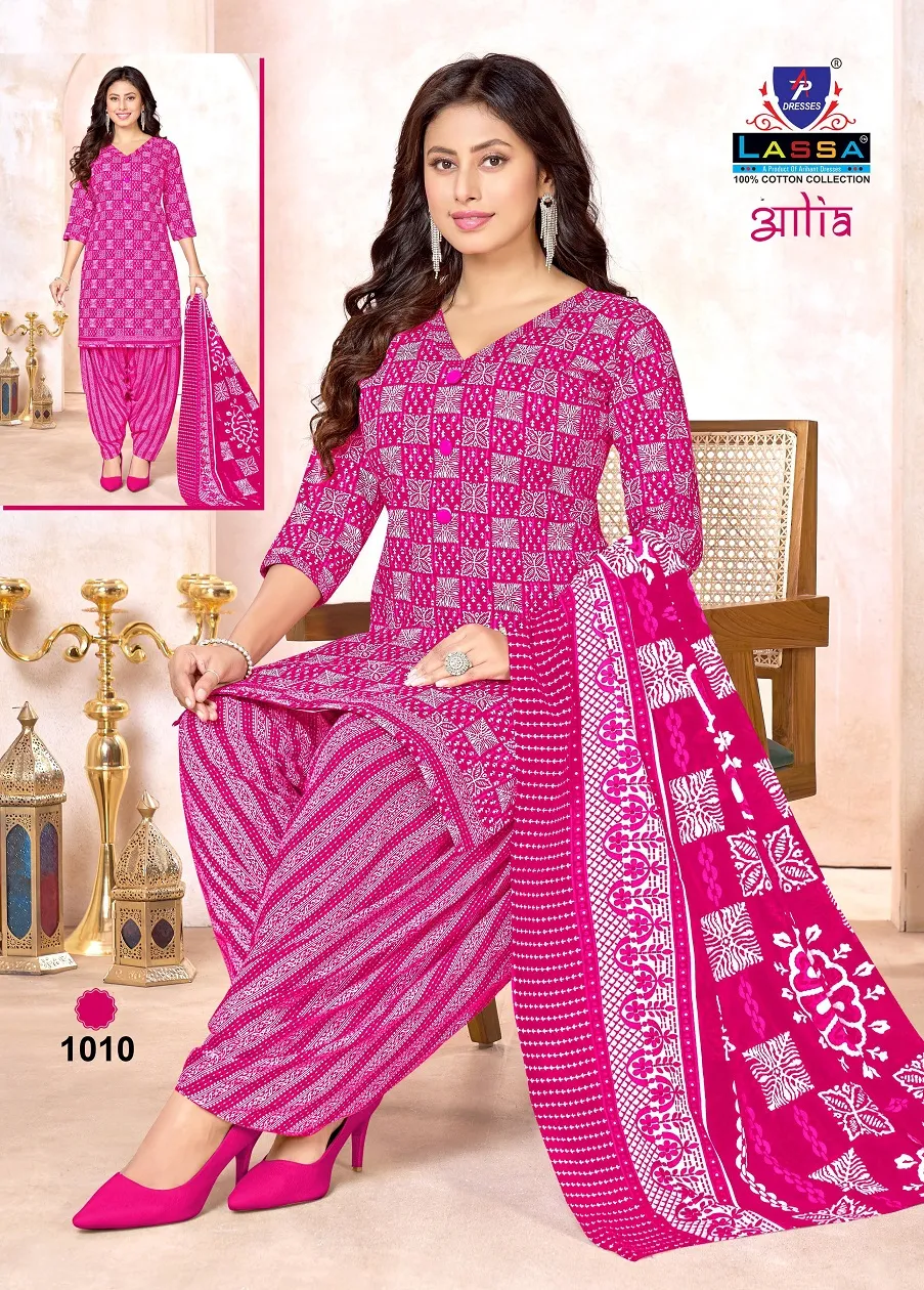 Lassa Aalia Vol 10 Unstitched Suits