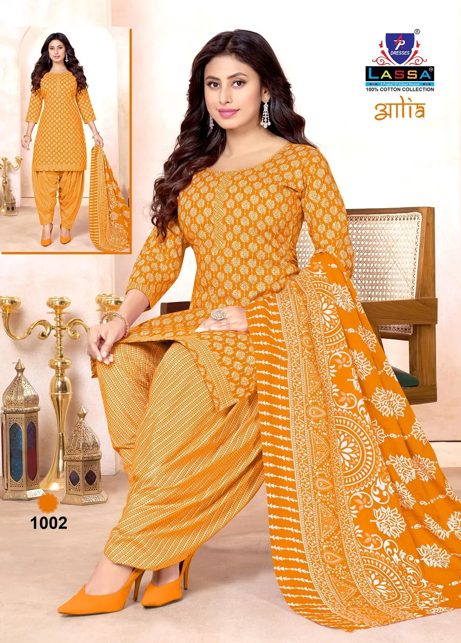 Lassa Aalia Vol 10 Unstitched Suits