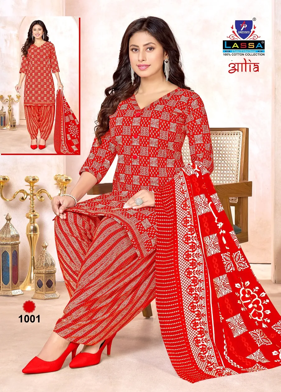 Lassa Aalia Vol 10 Unstitched Suits
