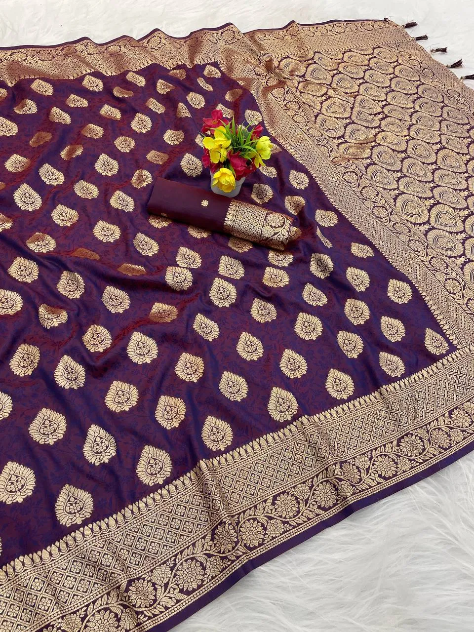Laxmi 958 Banarasi Jari Soft Silk Festival Saree
