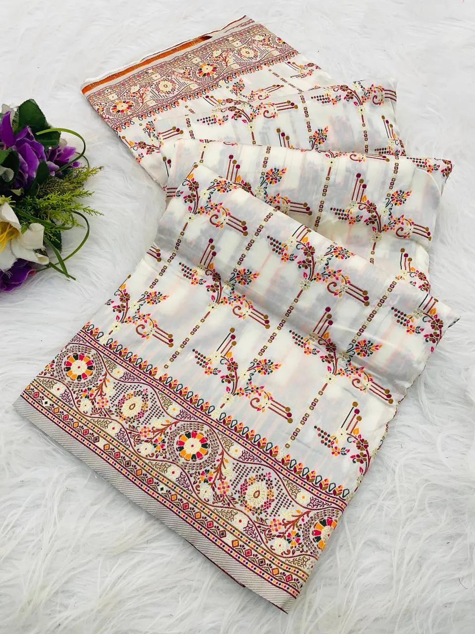Laxmi 964 Rajwadi Pashmina Silk Festival Sarees