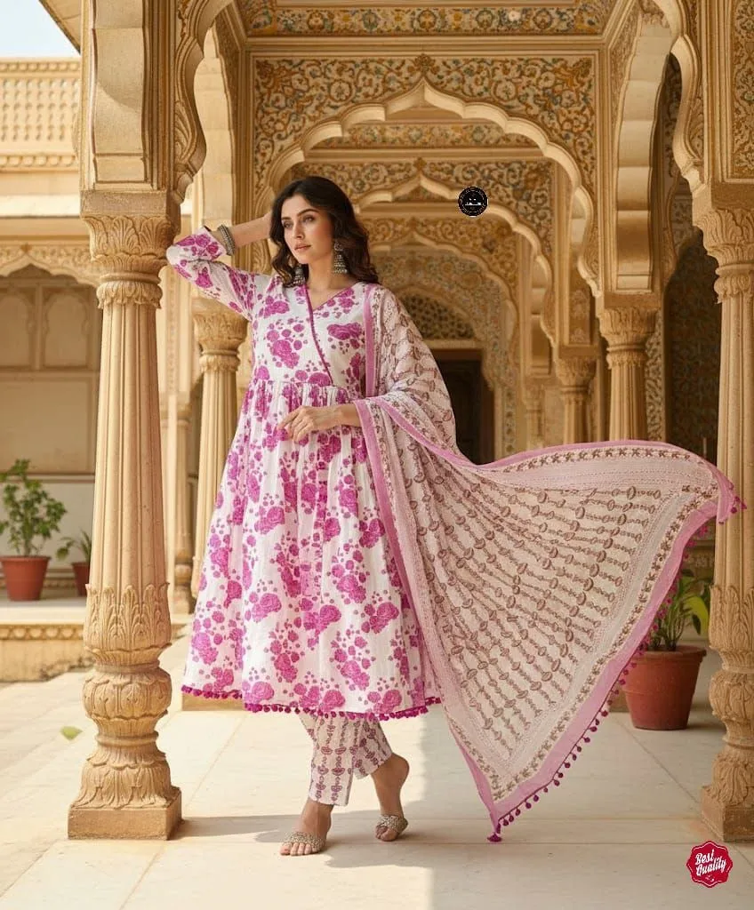 Laxmy Vol 37 Rayon Cotton Printed Readymade Dress