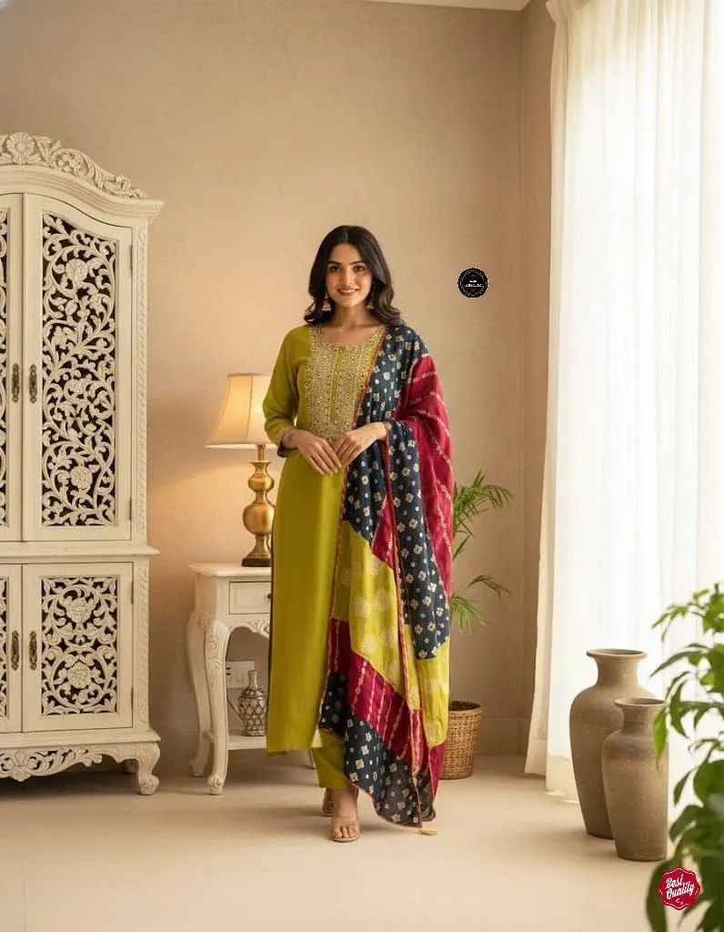 Laxmy Vol 38 Viscose Chanderi Fastival Readymade Dress