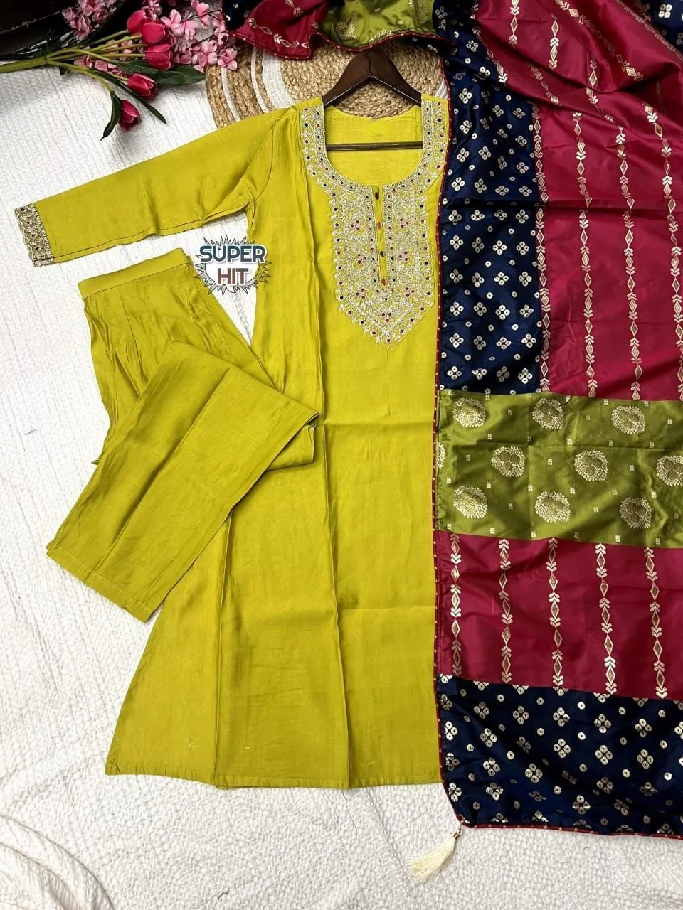 Laxmy Vol 38 Viscose Chanderi Fastival Readymade Dress