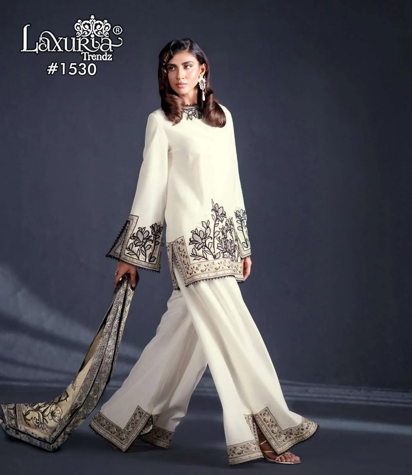 Laxuria Trendz D No 1530 Pakistani Readymade Suits