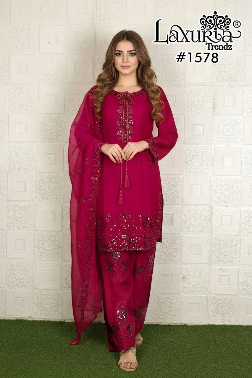 Laxuria Trendz D No 1578 Pakistani Readymade Suits