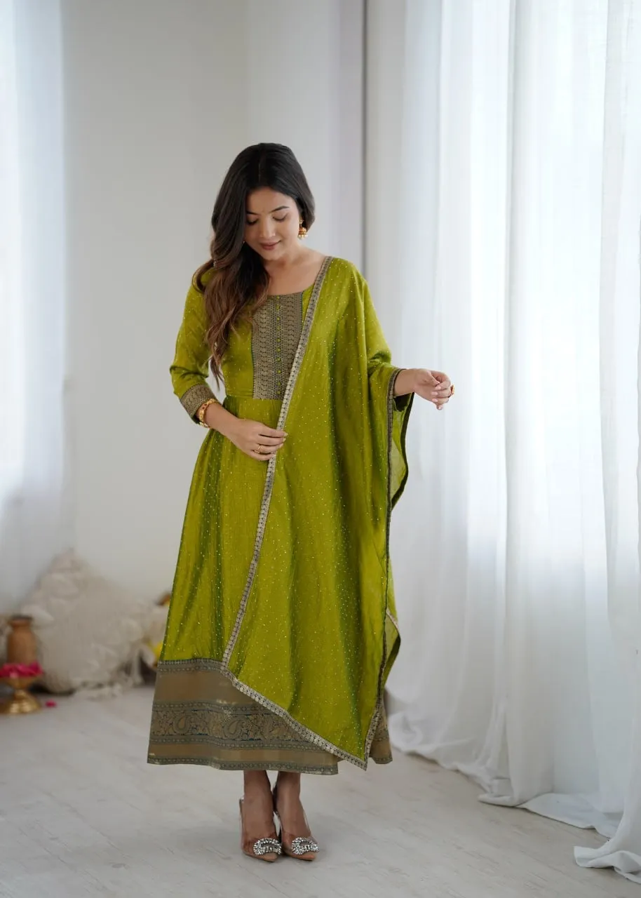 LFK Dhingali Vichitra Anarkali Pongal Festival Kurtis