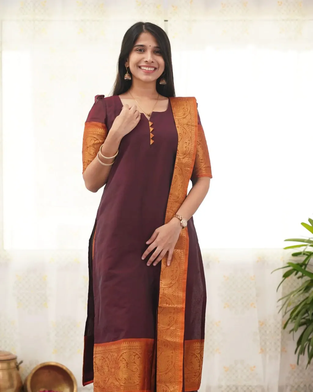 LFK Kayal Kanchi Cotton Pongal Festival Kurtis