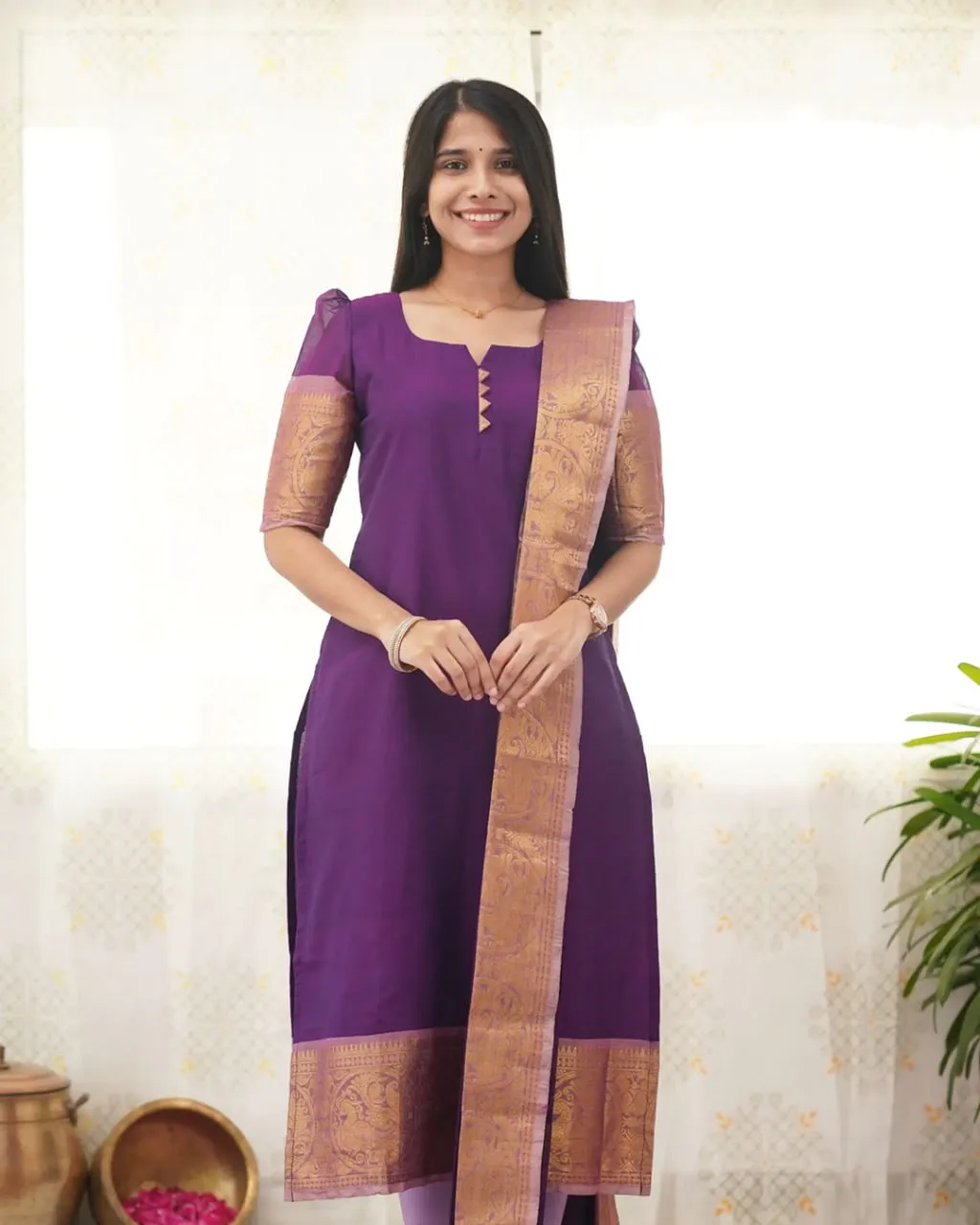 LFK Kayal Kanchi Cotton Pongal Festival Kurtis