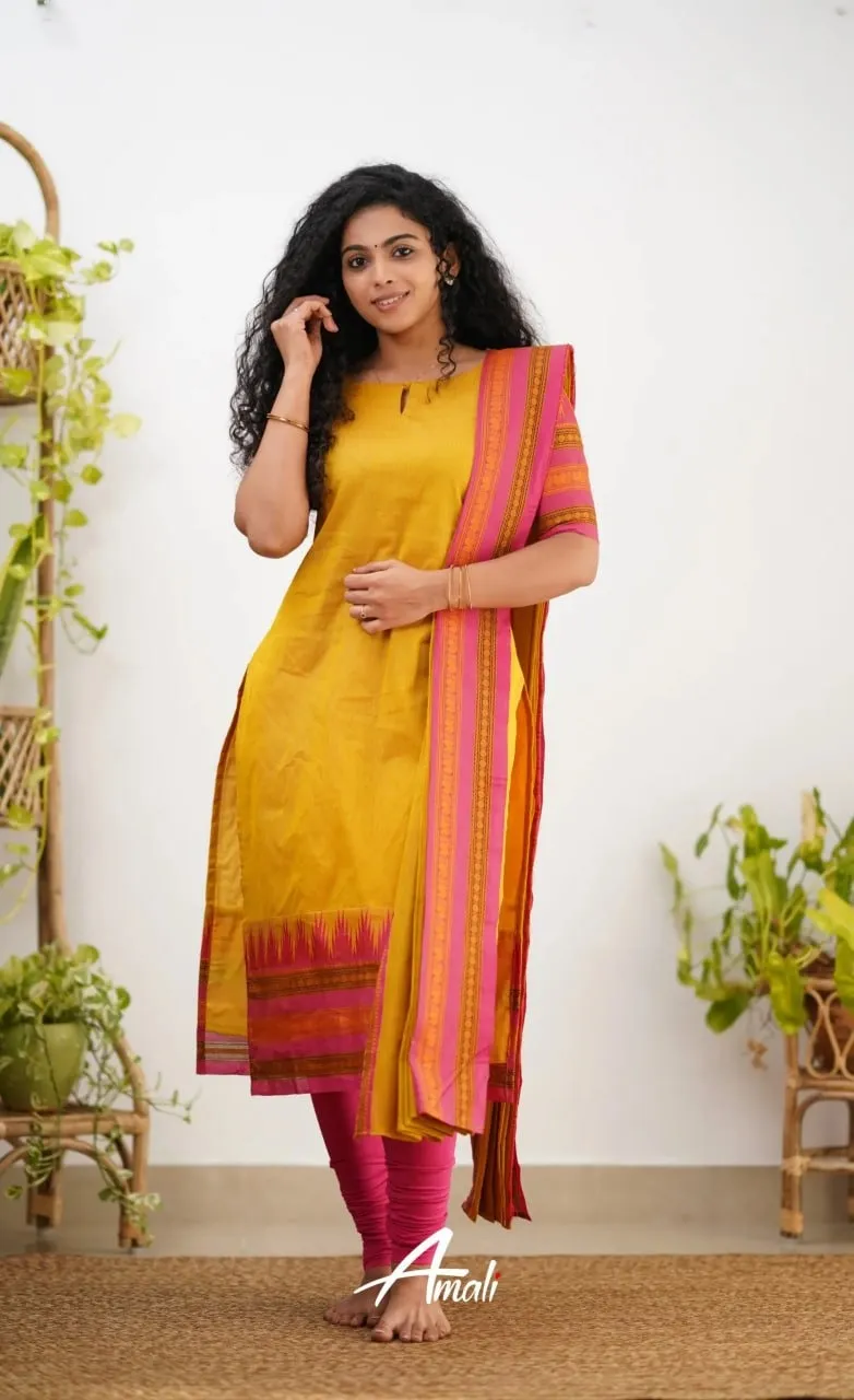 LFK Valmik Kanchi Cotton Pongal Festival Kurtis