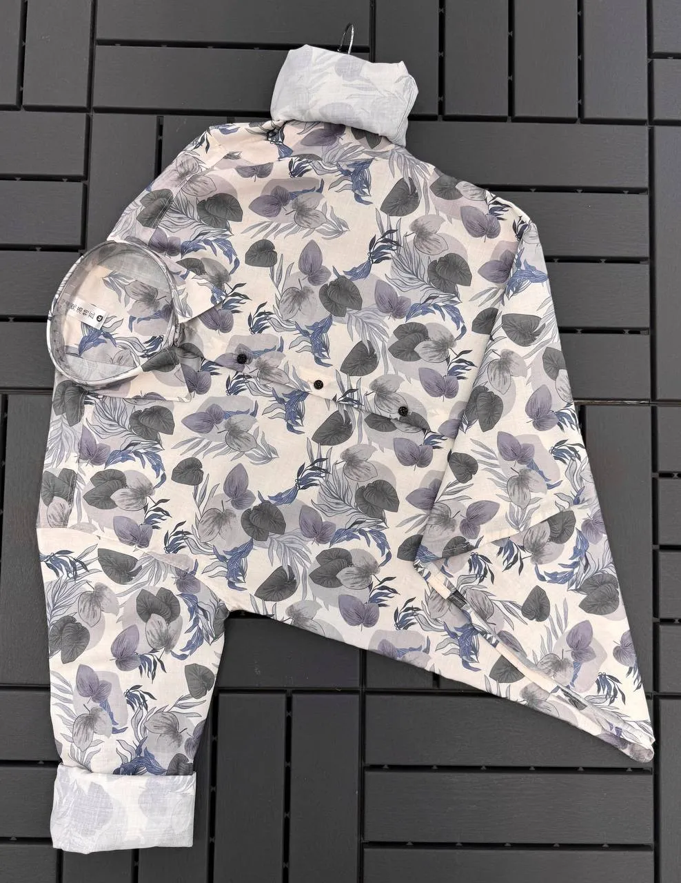 LTT Vol 18 Cottan Linen Printed Traditional Shirt Men's Wear