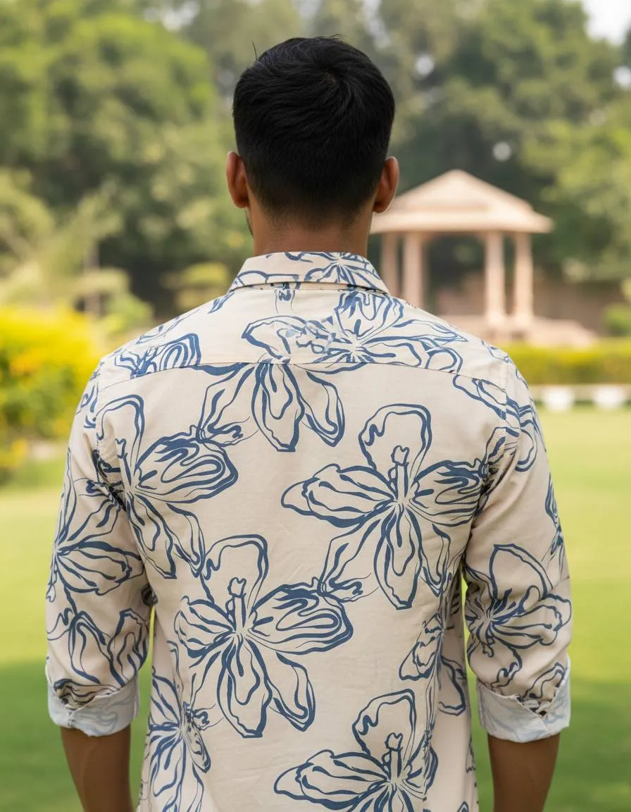 LTT Vol 35 Cottan Linen Designer Shirt Men's Wear