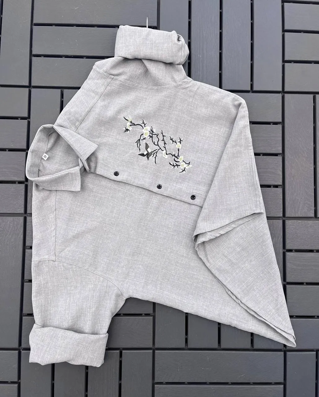 LTT Vol 39 Linen Embroidery Work Shirt Men's Wear