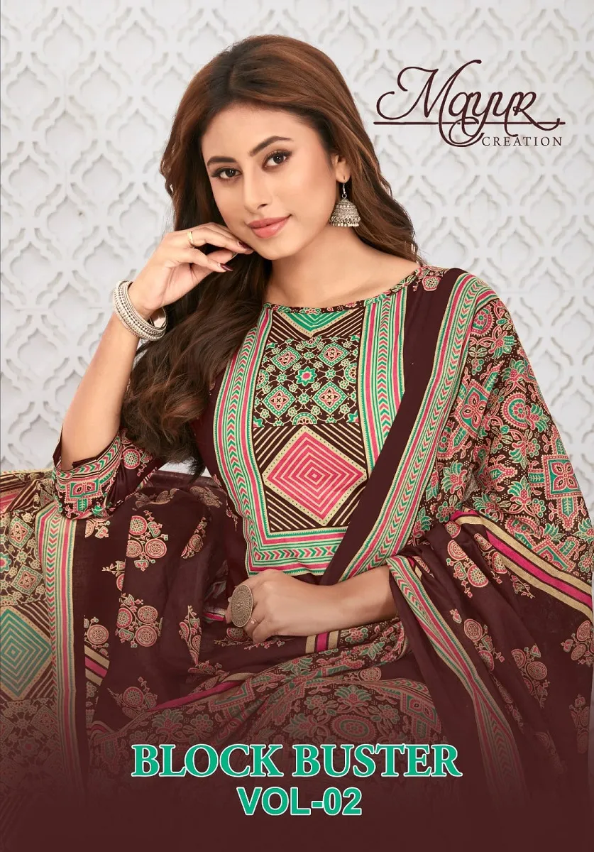 Mayur Block Buster Vol 2 Unstitched Suits