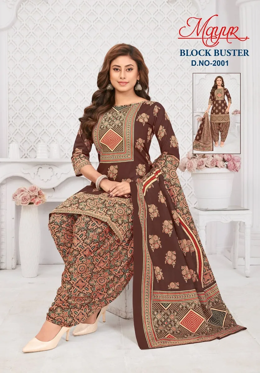 Mayur Block Buster Vol 2 Unstitched Suits