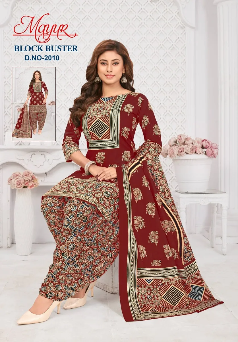Mayur Block Buster Vol 2 Unstitched Suits
