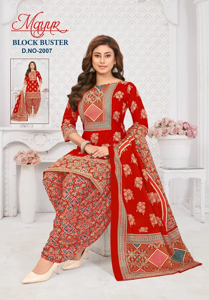 Mayur Block Buster Vol 2 Unstitched Suits