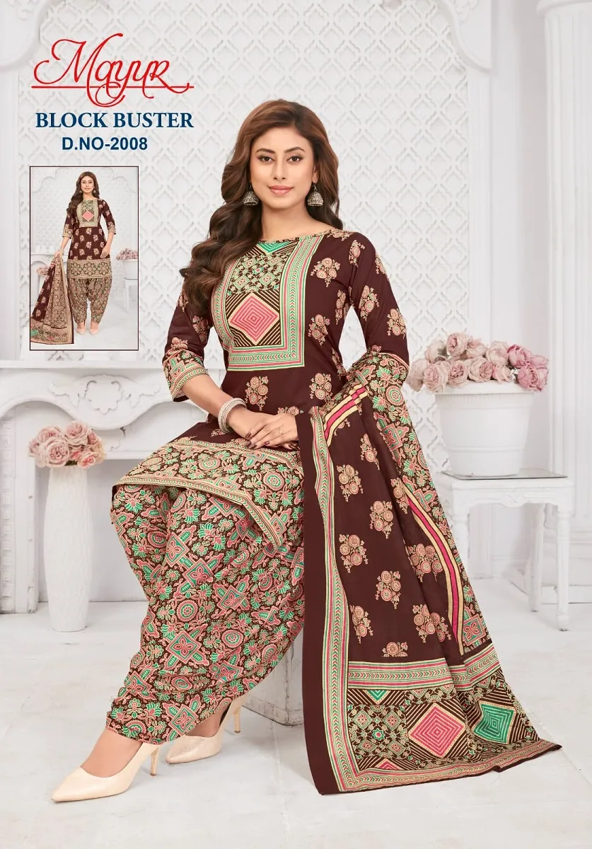 Mayur Block Buster Vol 2 Unstitched Suits