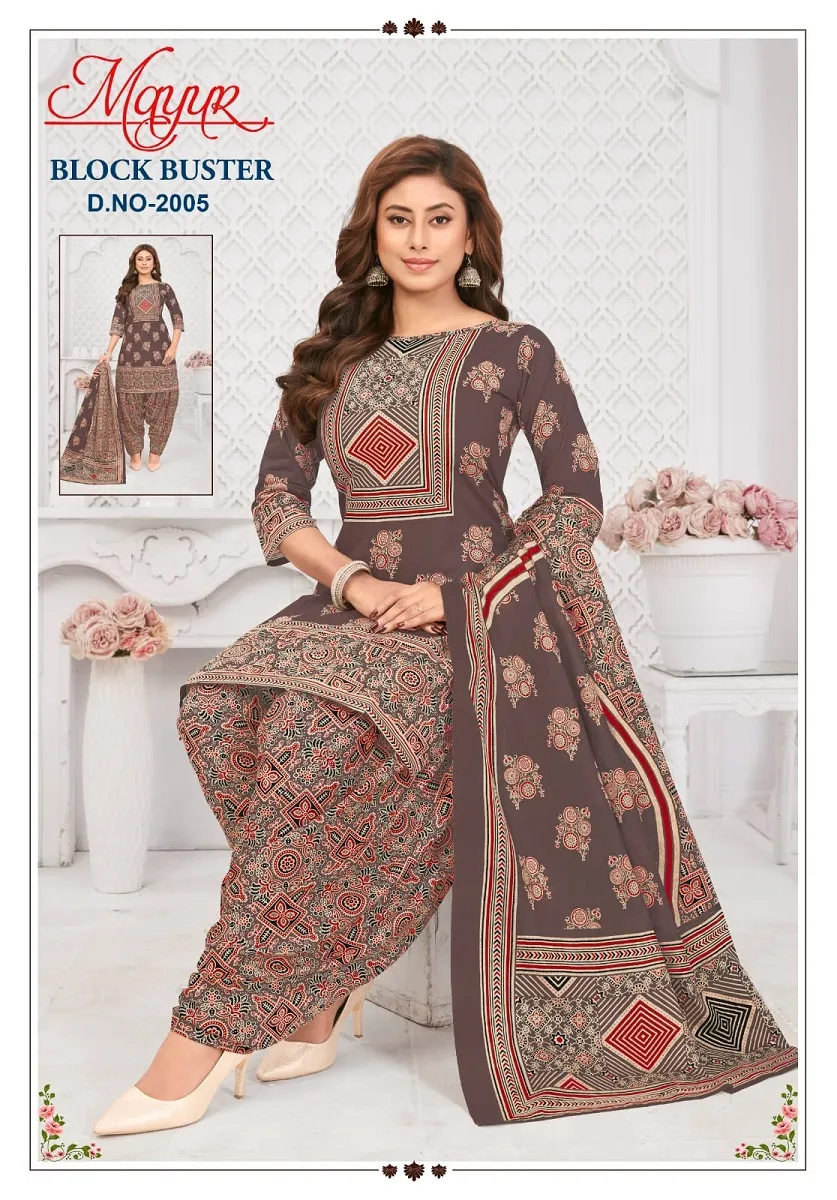 Mayur Block Buster Vol 2 Unstitched Suits