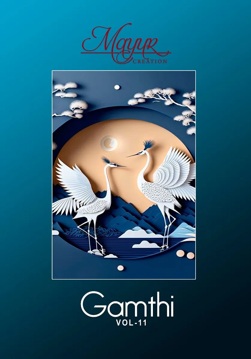 Mayur Gamthi Vol 11 Unstitched Suits