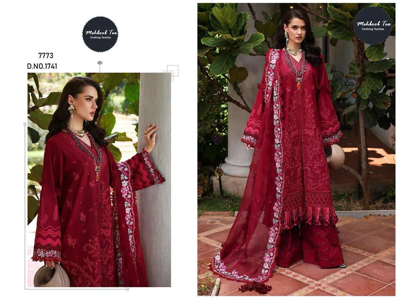 Mehboob Tex Design No - 1741 Abc Pakistani Suits
