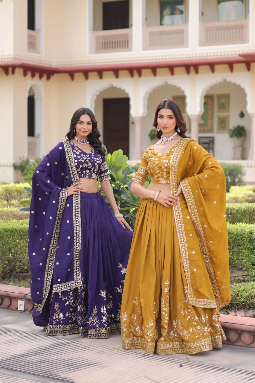 Mohini 7156 Nc Vichitra Silk Embroidery Lehenga Choli