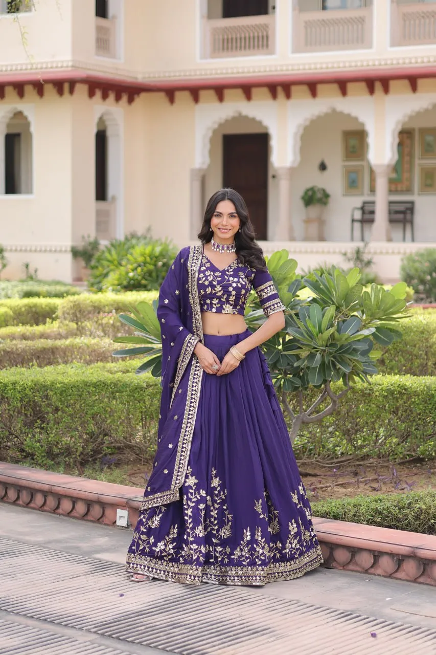 Mohini 7156 Nc Vichitra Silk Embroidery Lehenga Choli