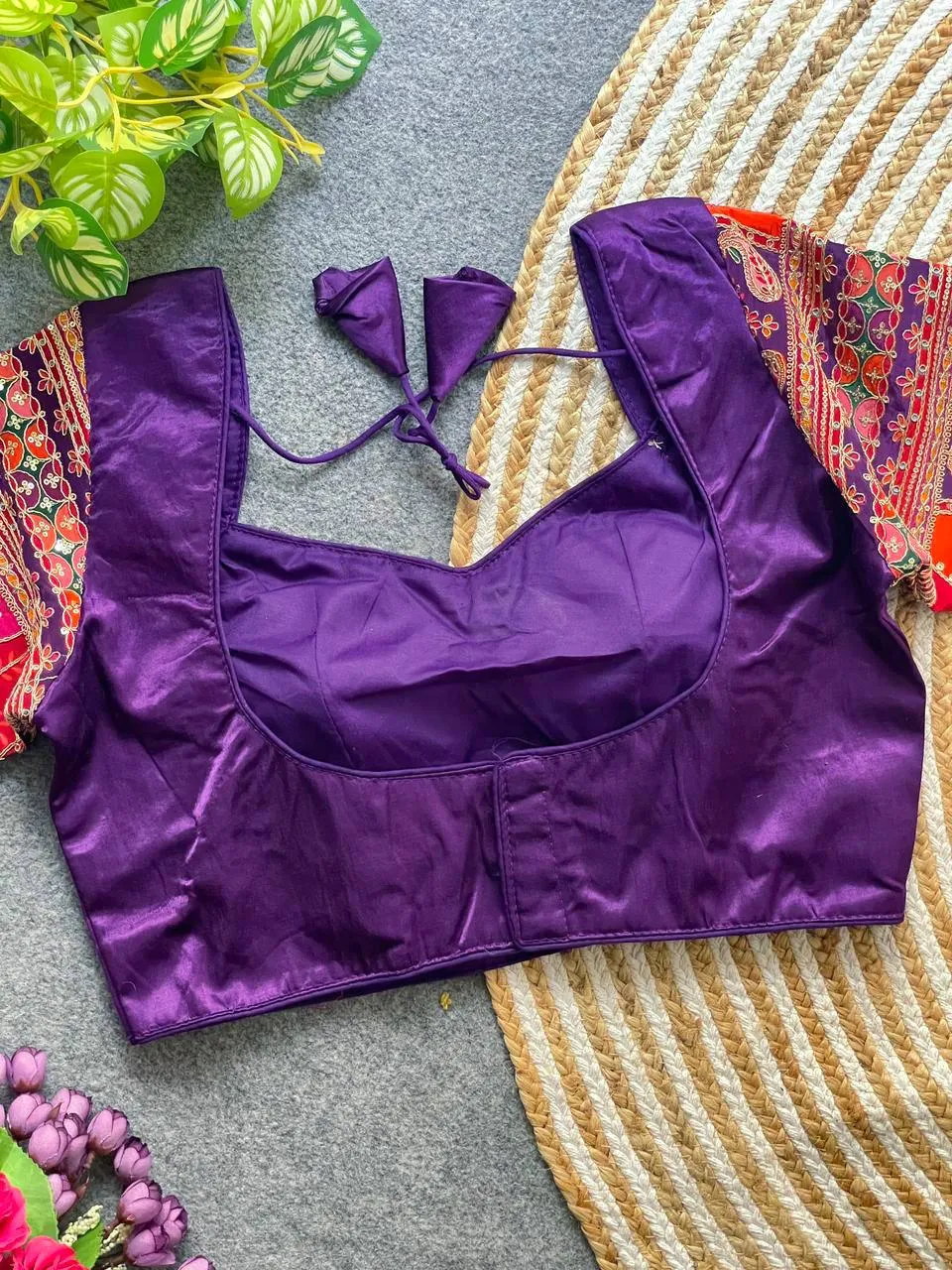 Mrunal Gajji Silk Position Printed Wedding Readymade Blouse