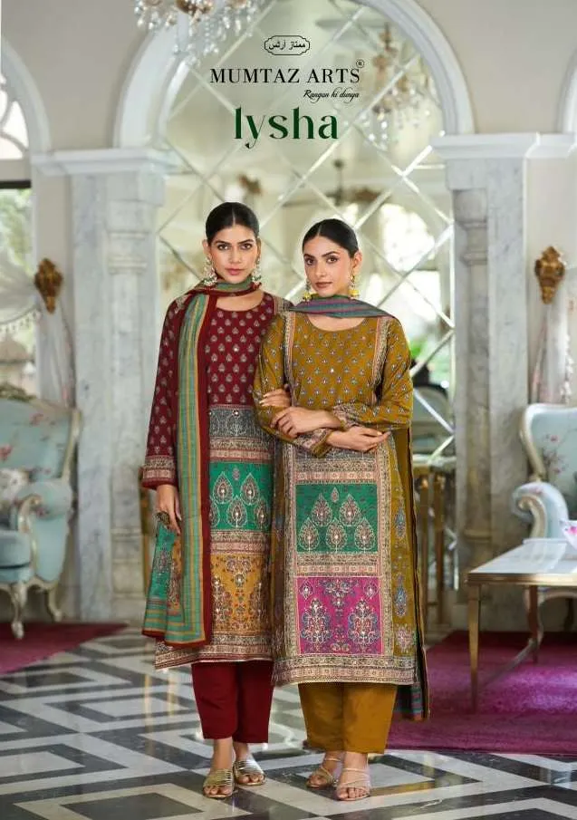 Mumtaz Arts Lysha Semi Stitched Suits