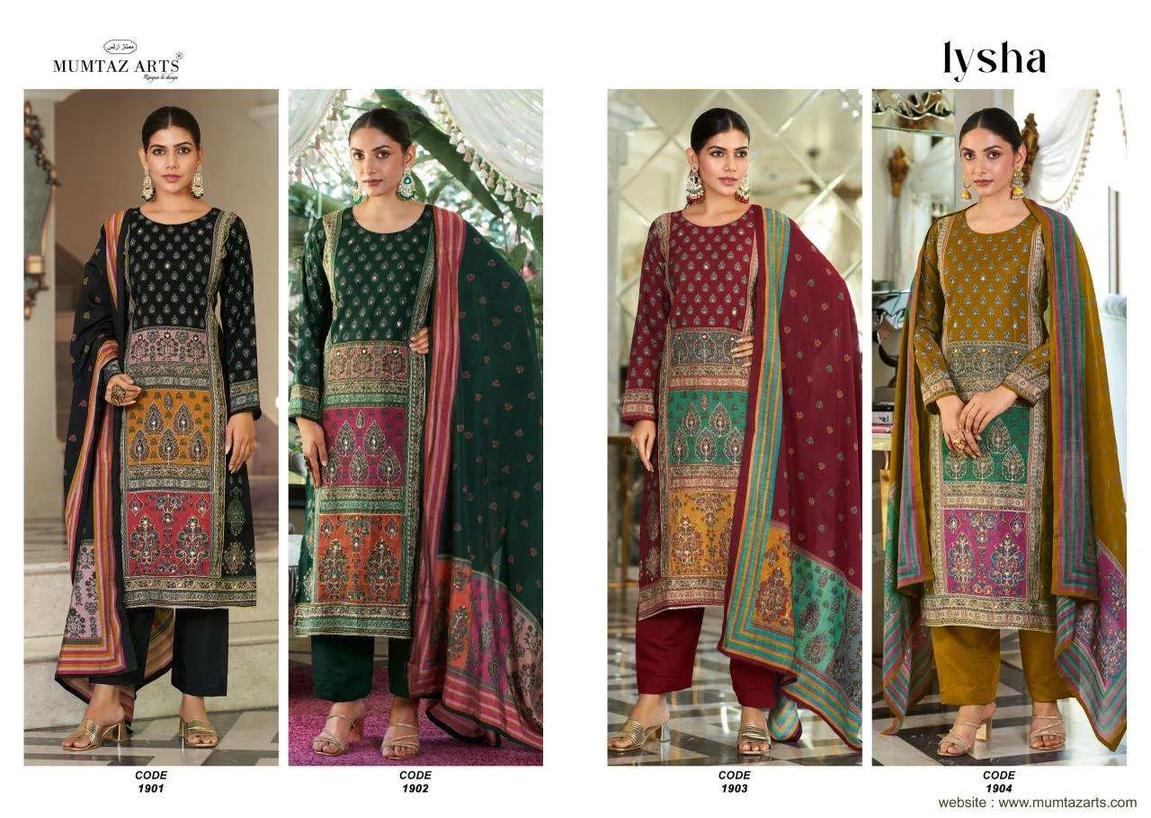 Mumtaz Arts Lysha Semi Stitched Suits