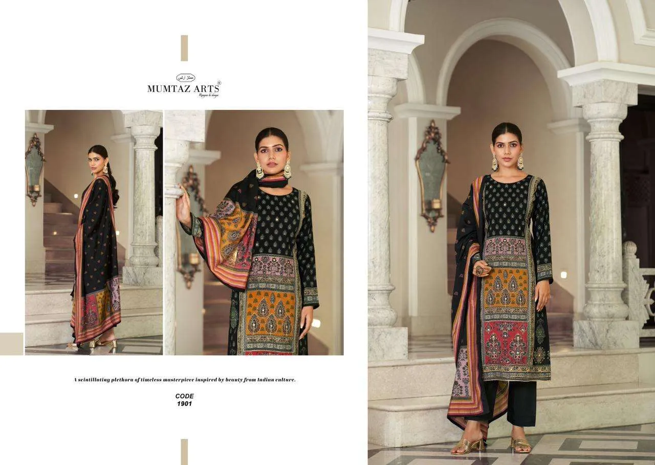 Mumtaz Arts Lysha Semi Stitched Suits